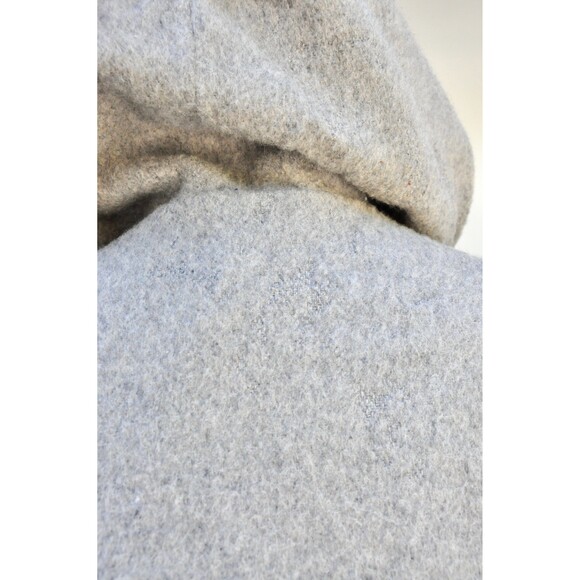 REVERSIBLE Hooded Poncho - Wool Cloak Cape - Woodland - Reversible Cape OS - Picture 9 of 10